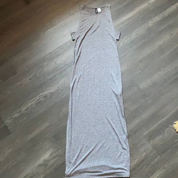 H&M midi dress with side cut outs and leg slit - Picture 1 of 4